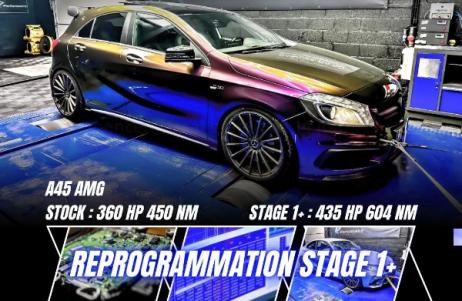 Reprogrammation Moteur Stage 1+ Mercedes A45 AMG 