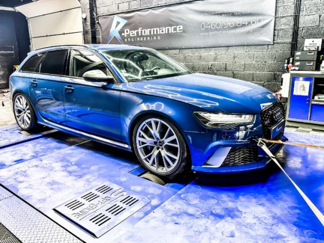 Reprogrammation Moteur pour cette Audi RS6 avec un beau gain de puissance